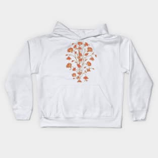 Antique Floral Art Kids Hoodie